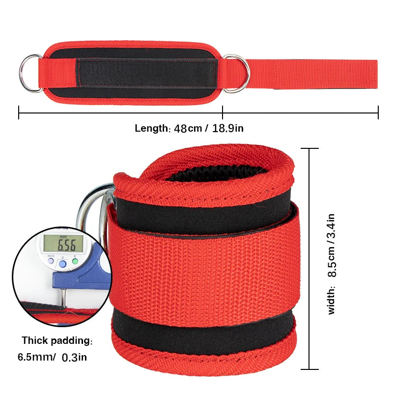 Big Lift Fitness Double D-Ring Ankle Cable Strap