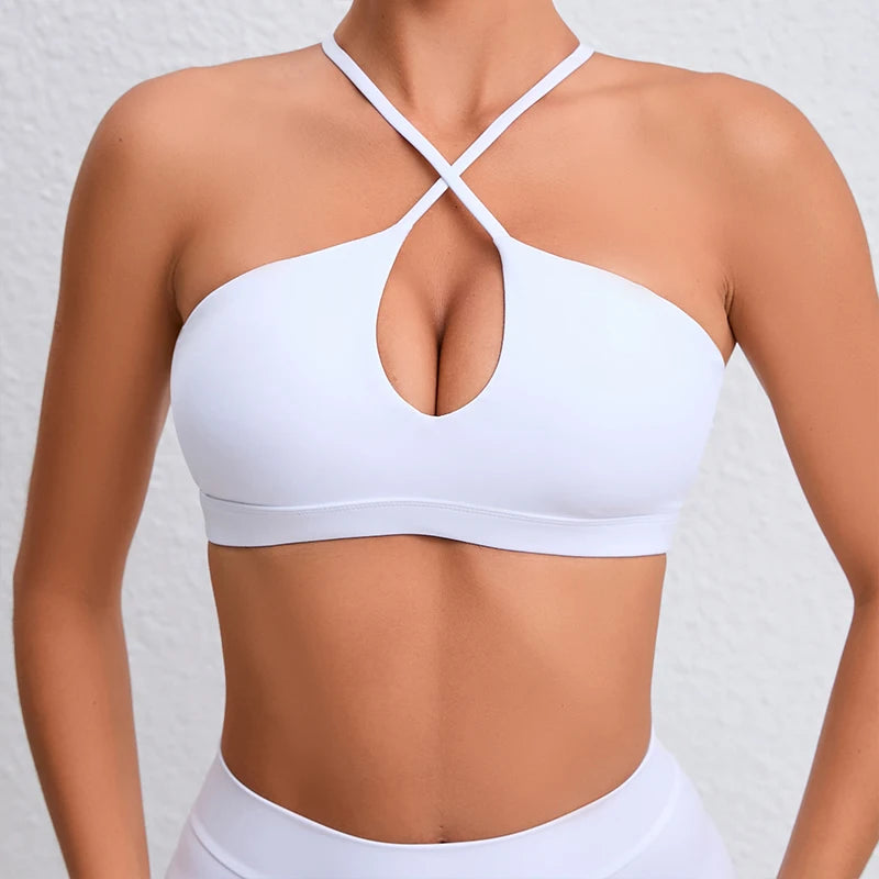 Big Lift Fitness Front and Back Criss Cross Bra Style Top